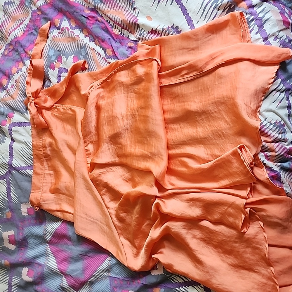 Free people maxi wrap skirt